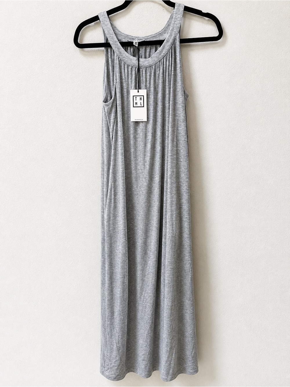 THML Light Grey Sleeveless Maxi Dress